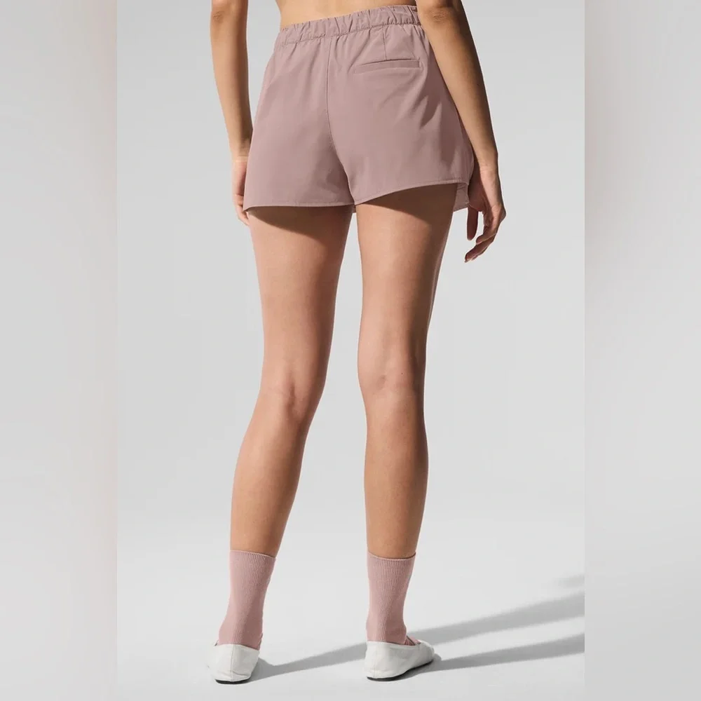 Alo Yoga Flip It Mini Skort Taupe XS
